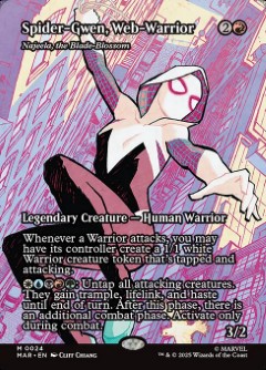 Najeela, the Blade-Blossom - Spider-Gwen, Web-Warrior Marvel Universe